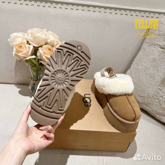 UGG Funkette замшевые рыжего цвета (36-41)