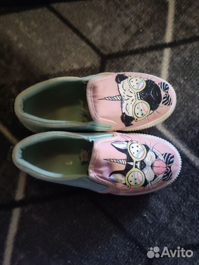 Слипоны для девочки