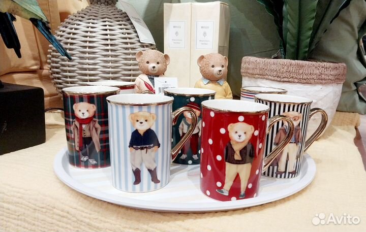 Кружки Мишки Madame coco оригинал