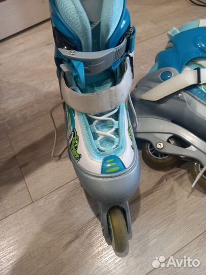 Роликовые коньки 38-41 + защита