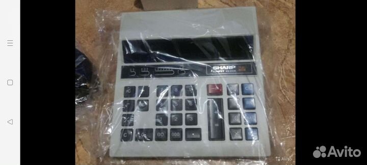 Sharp CS-2122D калькулятор СССР