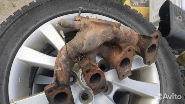 Выпускной коллектор Opel Vectra A с датчиком