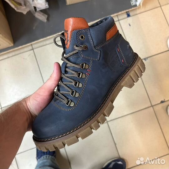 Ботинки мужские кожаные зимние