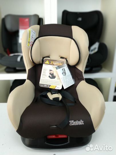 Автокресло 0-18кг Zlatek Galleon коричневый цвет