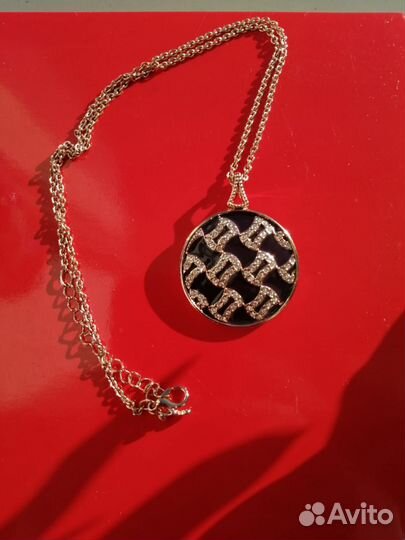 Набор кулон и кольцо, бижутерия Флоранж