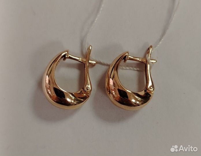 Золотые серьги
