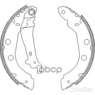 Колодки торм.барабанные 441500 Road house