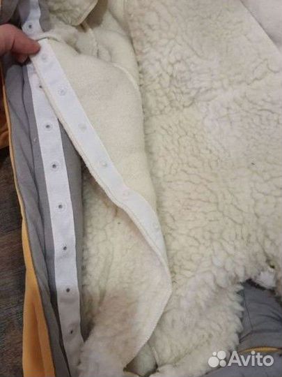 Комбинезон конверт зима 74-80см. С рождения до 1г