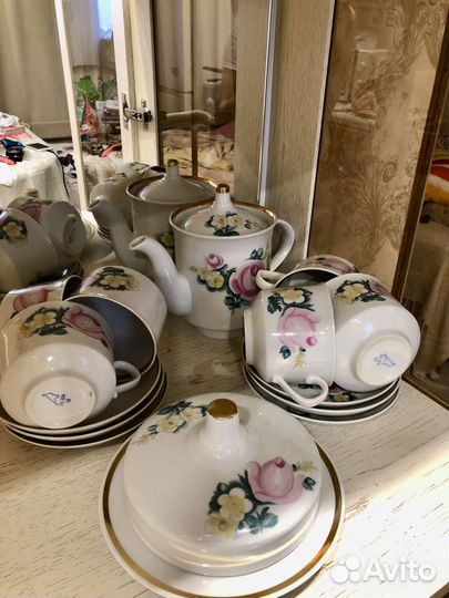 Чайный сервиз СССР Дулево