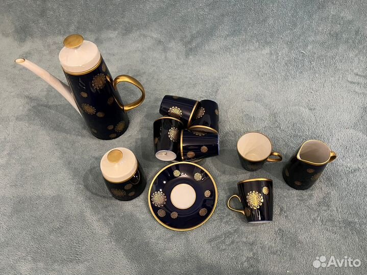 Кофейный сервиз GDR Kobalt