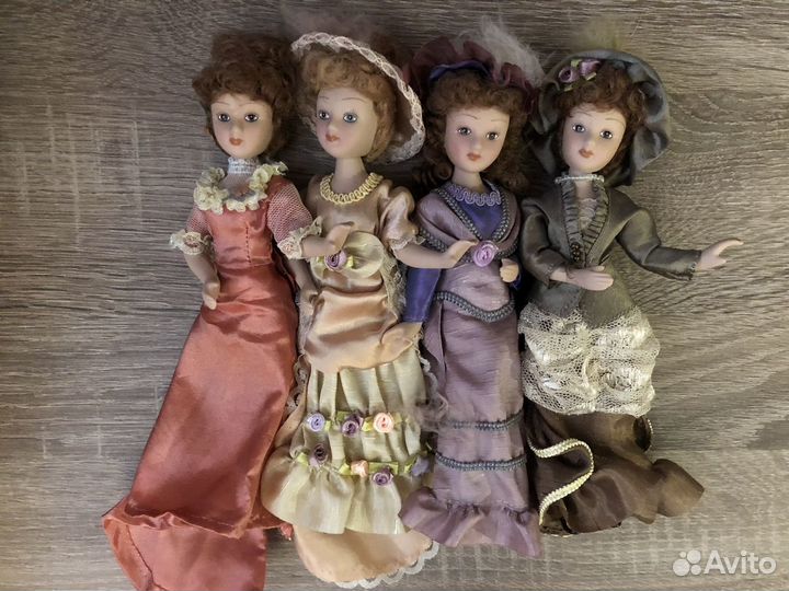 Фарфоровые куклы «Дамы эпохи»