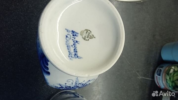 Фарфоровая посуда Гжель СССР