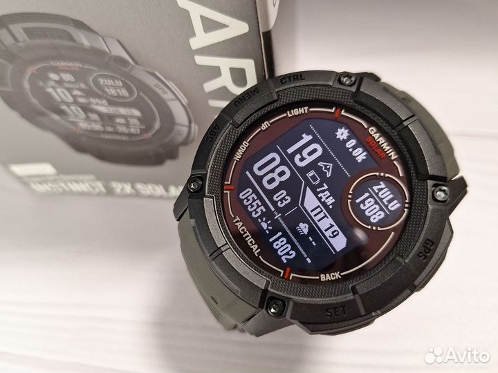 Часы Garmin Instinct 2X Solar Tactical Black