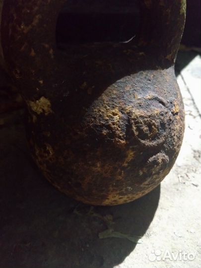 Старинная гиря 8кг