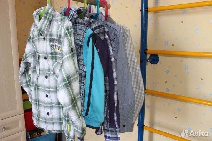Рубашки на мальчика р.104-р.122