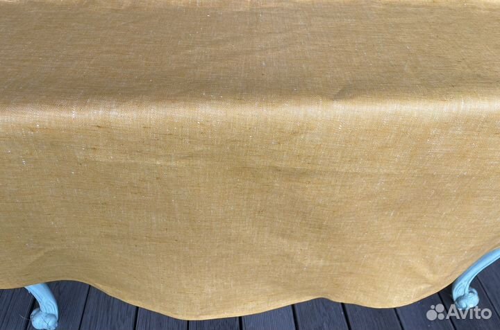 Скатерти круглые 100 лен жаккард