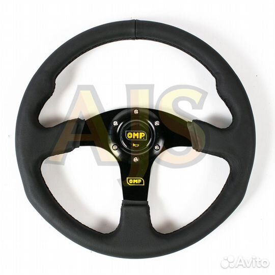 Руль OMP без выноса кожа