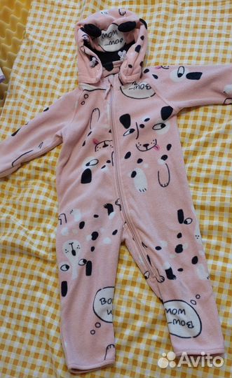 Комбенизон флисовый поддёва Крокид 80-86