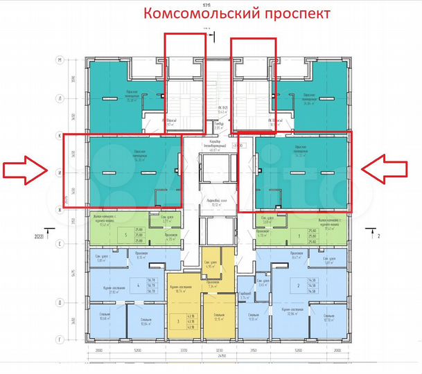 Офис, 54 м²