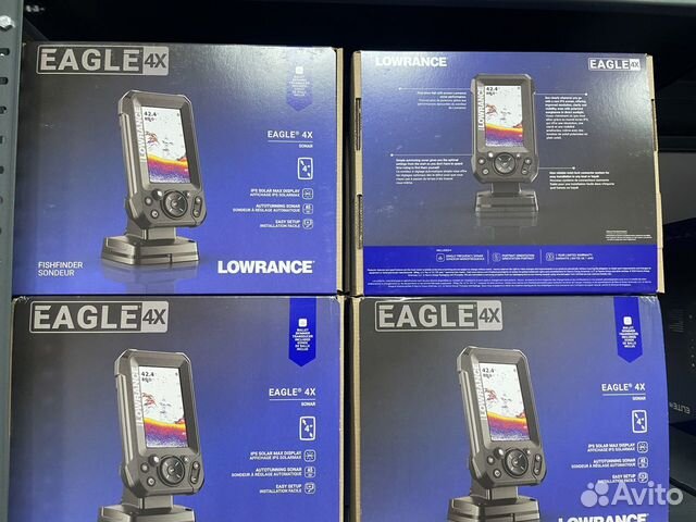 Эхолот Lowrance Eagle 4x русский язык с датчиком