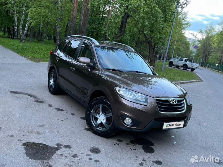 Hyundai Santa Fe 2.4 AT, 2010, 200 000 км