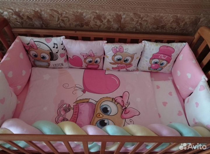 Защита на кроватку для новорожденного