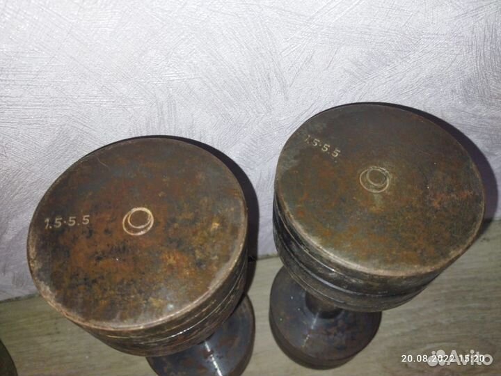 Гантели разборные, общий вес 2 шт. 11 кг