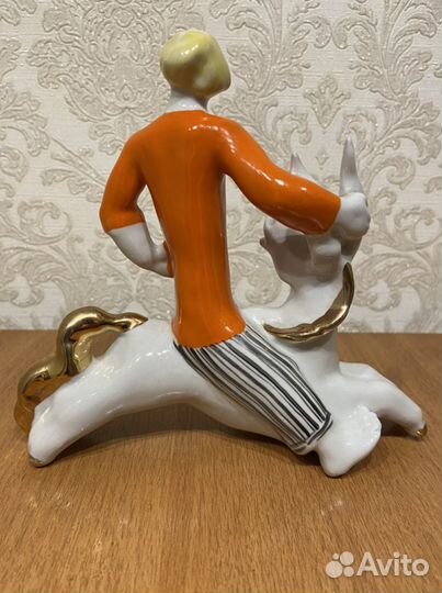 Фарфоровая статуэтка «Иванушка на коньке-горбунке»