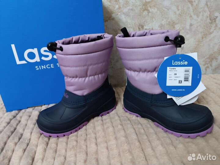 Сноубутсы 28 для девочки lassie