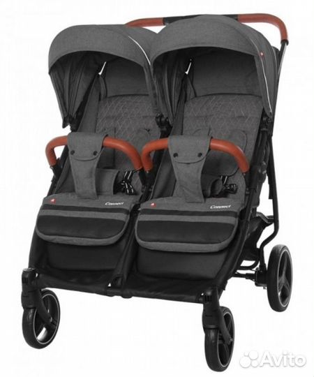 Прогулочная коляска для двойни carrello