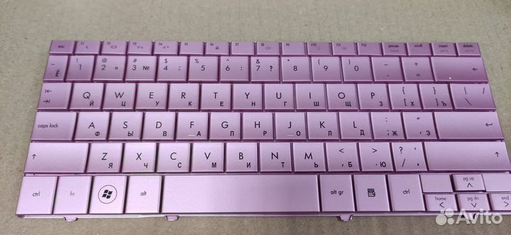 Клавиатура для ноутбука HP Compaq Mini 102 розовая