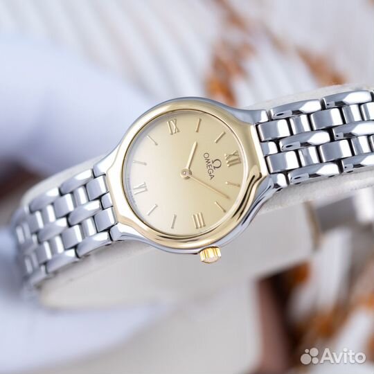 Оригинал Omega DeVille Symbol Золото/Сталь