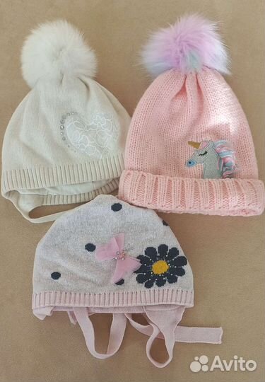 Шапка для девочки 50 размер
