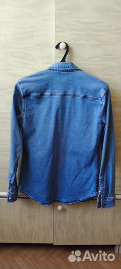 Джинсовая рубашка Topman