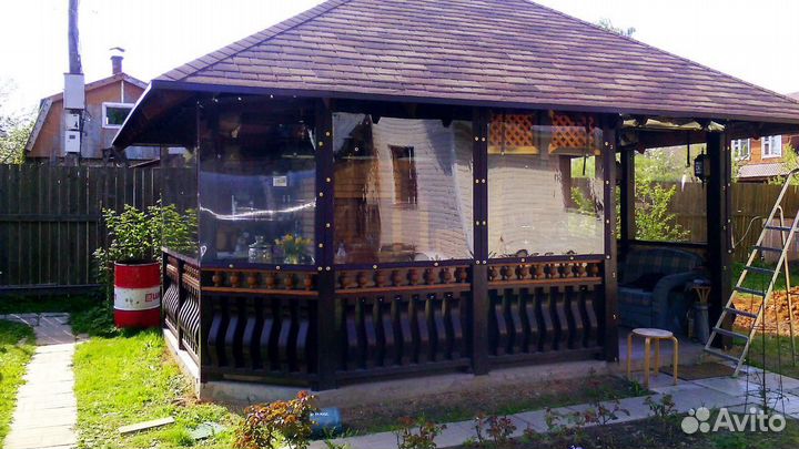 Мягкие пвх окна на беседку, террасу, веранду