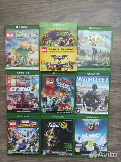 Xbox One S 1tb с играми
