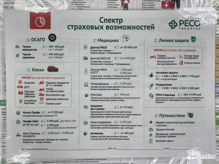 Страхование осаго/каско/ Москва