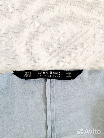 Кардиган жакет Zara велюр 44