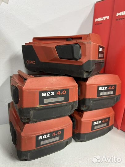 Аккумуляторные батареи hilti B22 / 4.0