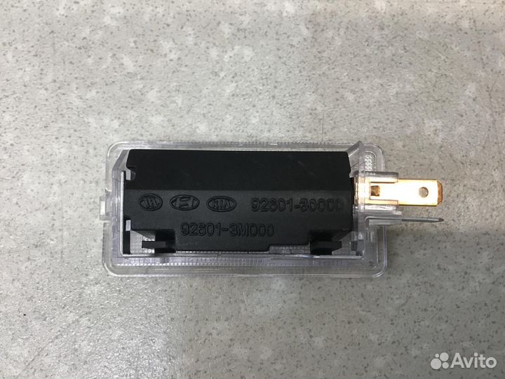 Фонарь подсветки номера Kia Cerato 2018