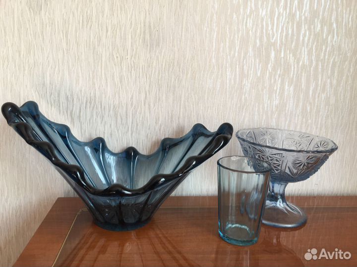 Ваза фруктовая, конфетница, стакан