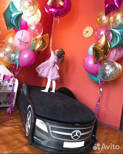 Кровать машина. UNO с матрасом 180*80 и подъемным