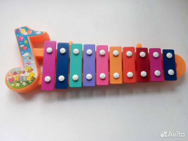 Металлофон ксилофон детский