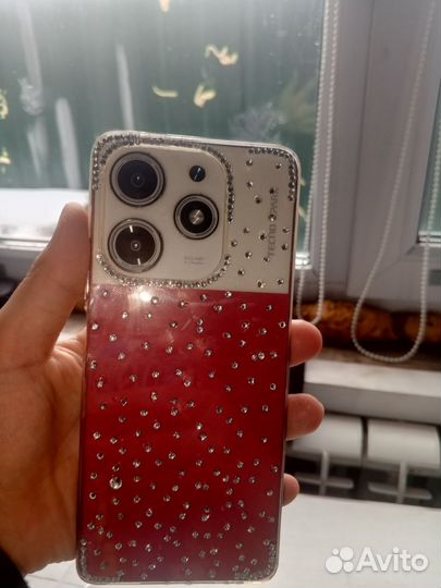 Чехол из страз на Tecno Spark 10 pro