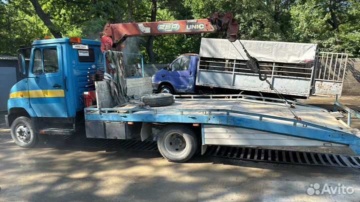 ЗИЛ 5301 с ломаной платформой с КМУ, 2003