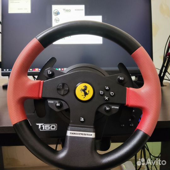 Игровой руль thrustmaster t150 Ferrari edition