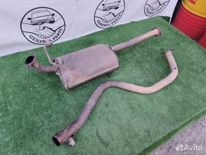 Глушитель в сборе Toyota Land Cruiser Prado RZJ90