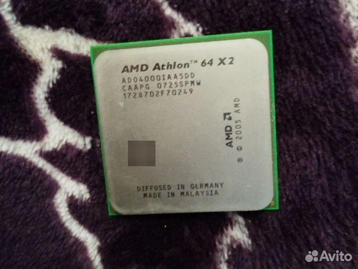 Процессор amd athlon 64 x2