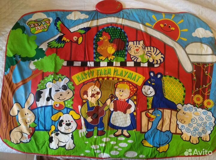 Развивающий коврик большой и музыкальный