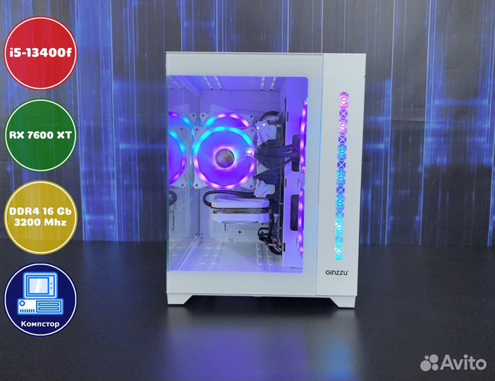 Мощный компьютер i5-RX7600XT-16DDR4-CSU5704396-B760